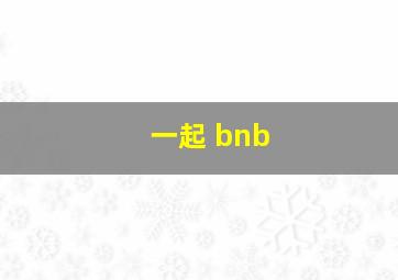 一起 bnb